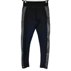 5/$25 Leather Detail Black Pull-on Pointe Legging
